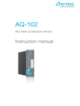 Arcteq AQ-102 User manual