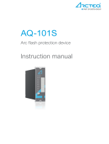 Arcteq AQ-101S User manual