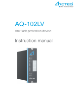 Arcteq AQ-102LV User manual