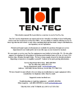 Ten-Tec 516 Argonaut V User manual