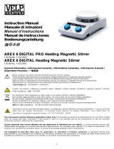 Velp Scientifica AREX 6 Digital PRO User manual