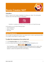 Roxio Creator 6 NXT User guide