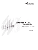 ADInstruments Audio Monitor Owner's manual