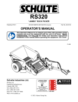 Schulte RS-320 JUMBO Owner's manual