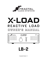 Fractal Audio Systems X-LOAD LB-2 Owner's manual
