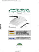 Quadratec Aluminum Modular Engine & Transmission, Transfer Case and Rear Transfer Case Skid Plates Installation guide