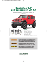 Quadratec Maximum Duty 2.5" Coil Spring Suspension Lift Kit Installation guide