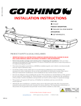 Go Rhino 272120T Installation guide