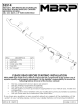MBRP XP Series "Off Road" Cat Back Exhaust System Installation guide