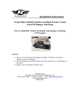 RAMPAGE PRODUCTS 8620 Installation guide
