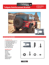 CARNIVORE Spare Tire Reinforcement Bracket Kits Installation guide