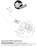 aFe Power 54-76205-1 Installation guide