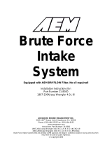 AEM Filters Brute Force Air Induction System Installation guide