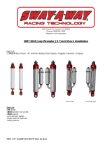 Sway-A-Way 401-5600-14 Installation guide