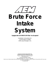 AEM Filters Brute Force Air Induction System Installation guide
