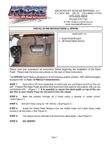 Mountain Off-Road DP9706PS MORE Installation guide