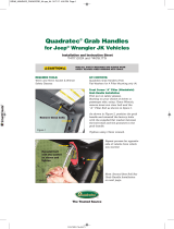 Quadratec"A" Pillar, Sport Bar or Headrest 3-in-one Grab Handles