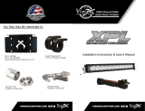 Vision X XPL Lo Pro LED Light Bar Installation guide