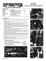 Skyjacker 2" Spacer/Shackle Lift Kit Installation guide