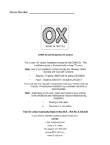 OX D35-355-30 Installation guide