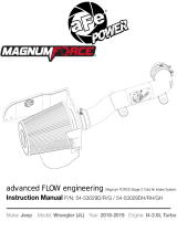 aFe Power 54-53029D Installation guide