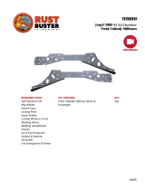 Rust Buster Unibody Stiffeners Installation guide