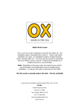 OX D30-373-27 Installation guide