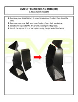 DV8 OFFROAD Aluminum Rear Inner Fenders Installation guide