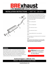 BRExhaust 106-0014 Installation guide