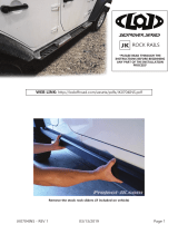 LoD Offroad Destroyer Series Rock Sliders Installation guide