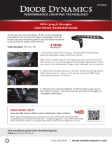 Diode Dynamics Cowl Mounted LED Light Bar Kit Installation guide