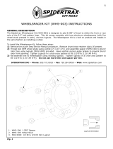 Spidertrax WHS-003 Installation guide