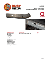 Rust Buster Rear Frame Section Installation guide