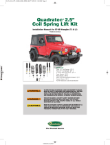 Quadratec Maximum Duty 2.5" Coil Spring Suspension Lift Kit Installation guide