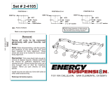 Energy SuspensionBody Cab Mount Set