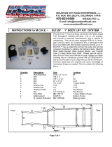 M.O.R.E. BLTJ97S Installation guide
