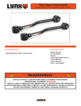Lynx Front & Rear Control Arm Kit Installation guide