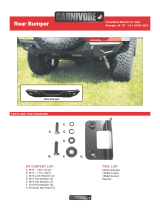CARNIVORE Front & Rear Bumper Combo Installation guide