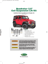 Quadratec Maximum Duty 2.5" Coil Spring Suspension Lift Kit Installation guide
