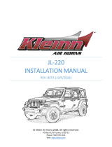 Kleinn Air Horns JL220 Installation guide