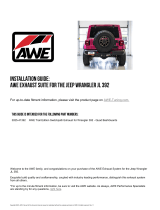 AWE Exhaust 3025-41392 Installation guide