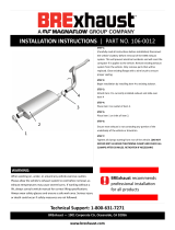 BRExhaust 106-0012 Installation guide