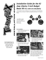 Teraflex 001301200 Installation guide