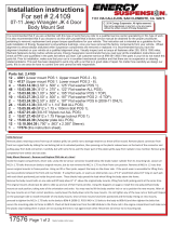 Energy Suspension 1" Poly Body Lift Installation guide