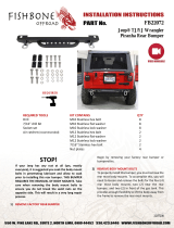 Fishbone Offroad FB22072 Installation guide