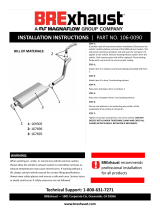 BRExhaust 106-0090 Installation guide