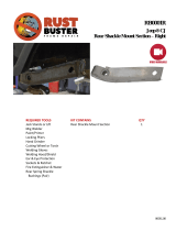 Rust Buster Rear Shackle Mount Section Installation guide