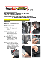 Rugged Ridge Custom Fit Neoprene Front Seat Covers Installation guide
