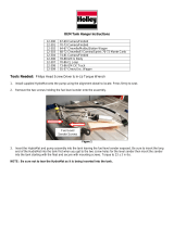 Holley 12-307 Installation guide
