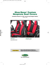 Diver Down Front and Rear Neoprene Seat Covers Installation guide